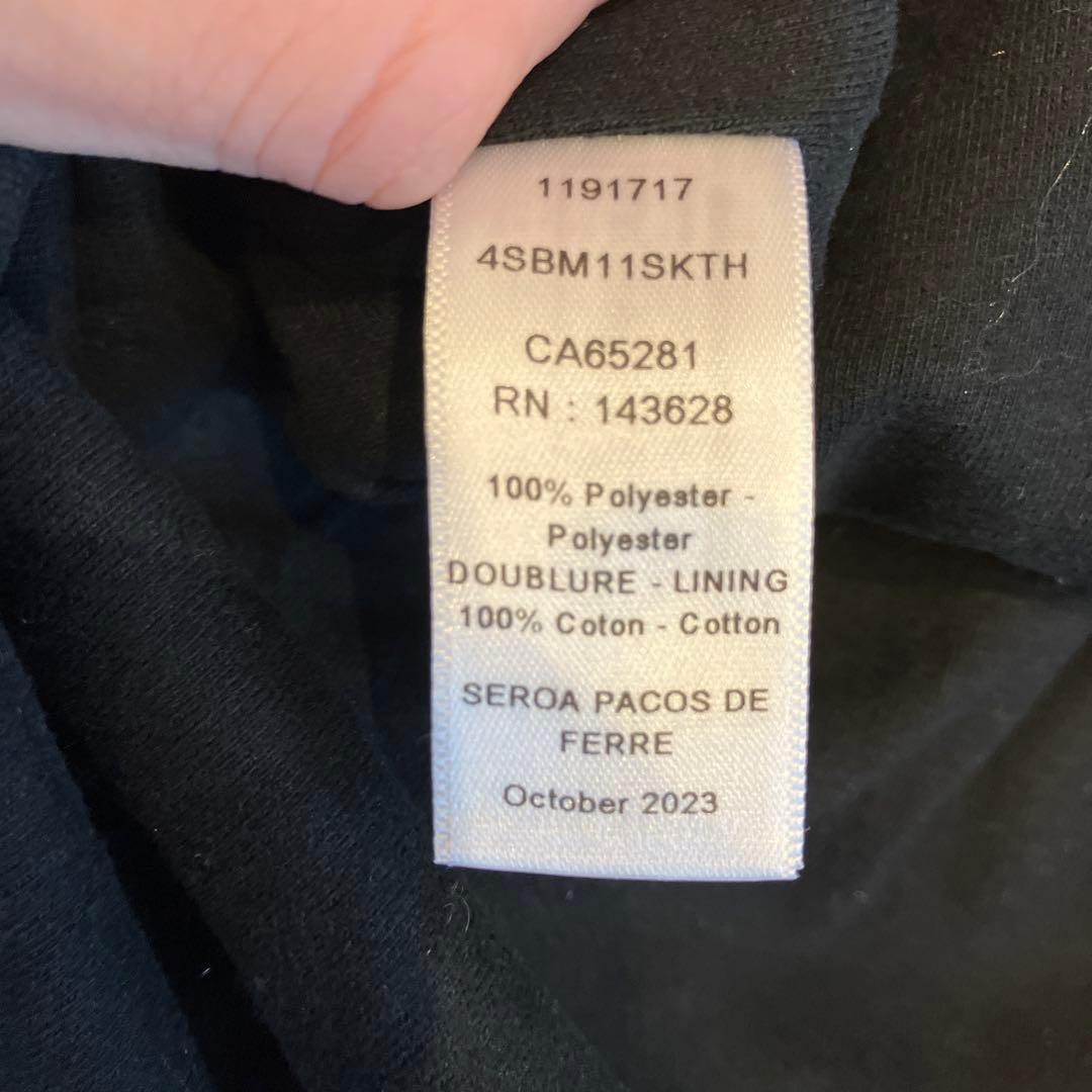 Dior シルバー スパンコール ミニスカート 13A