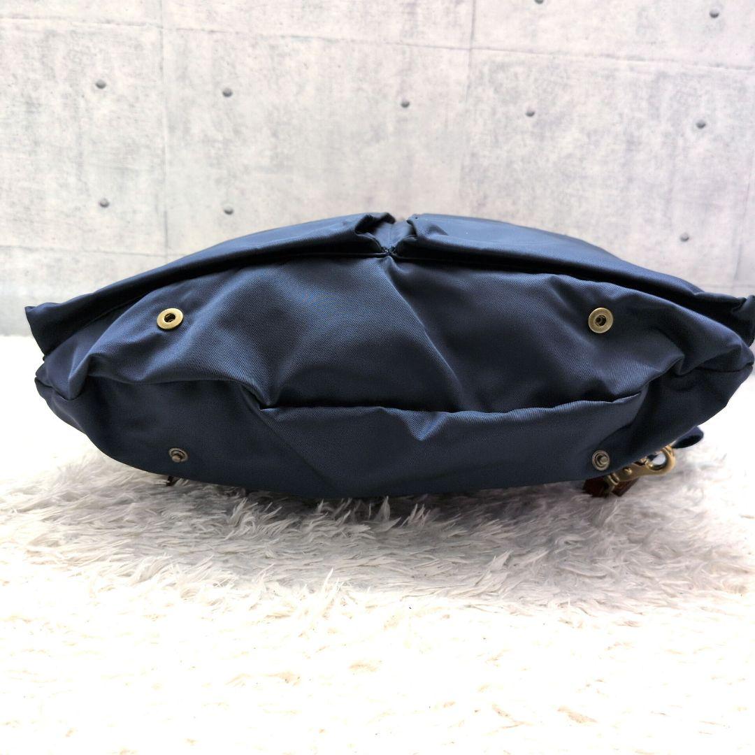 【極美品 保存袋付き】フェリージ　18-50　2WAY　ヘルメットバッグ　紺色