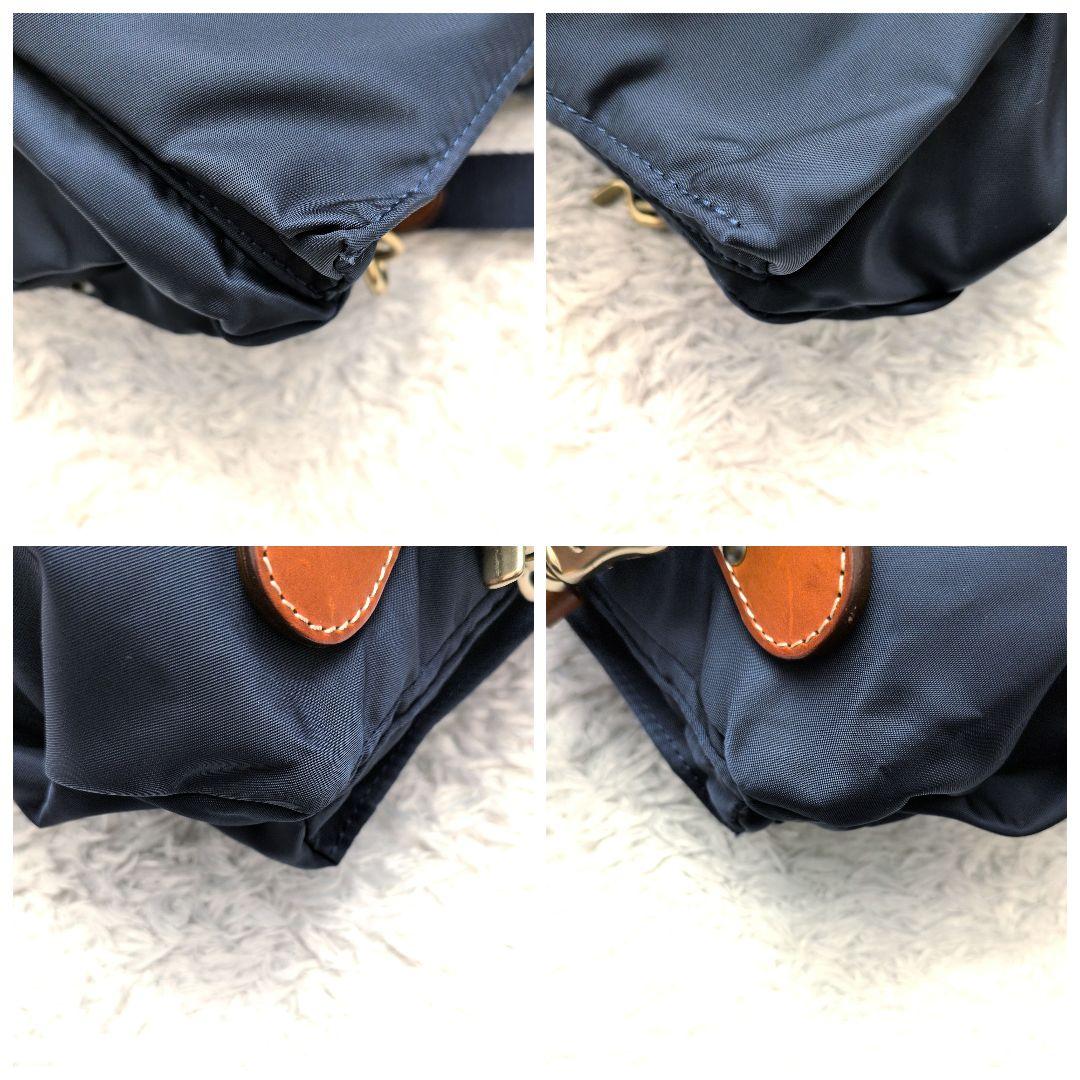 【極美品 保存袋付き】フェリージ　18-50　2WAY　ヘルメットバッグ　紺色