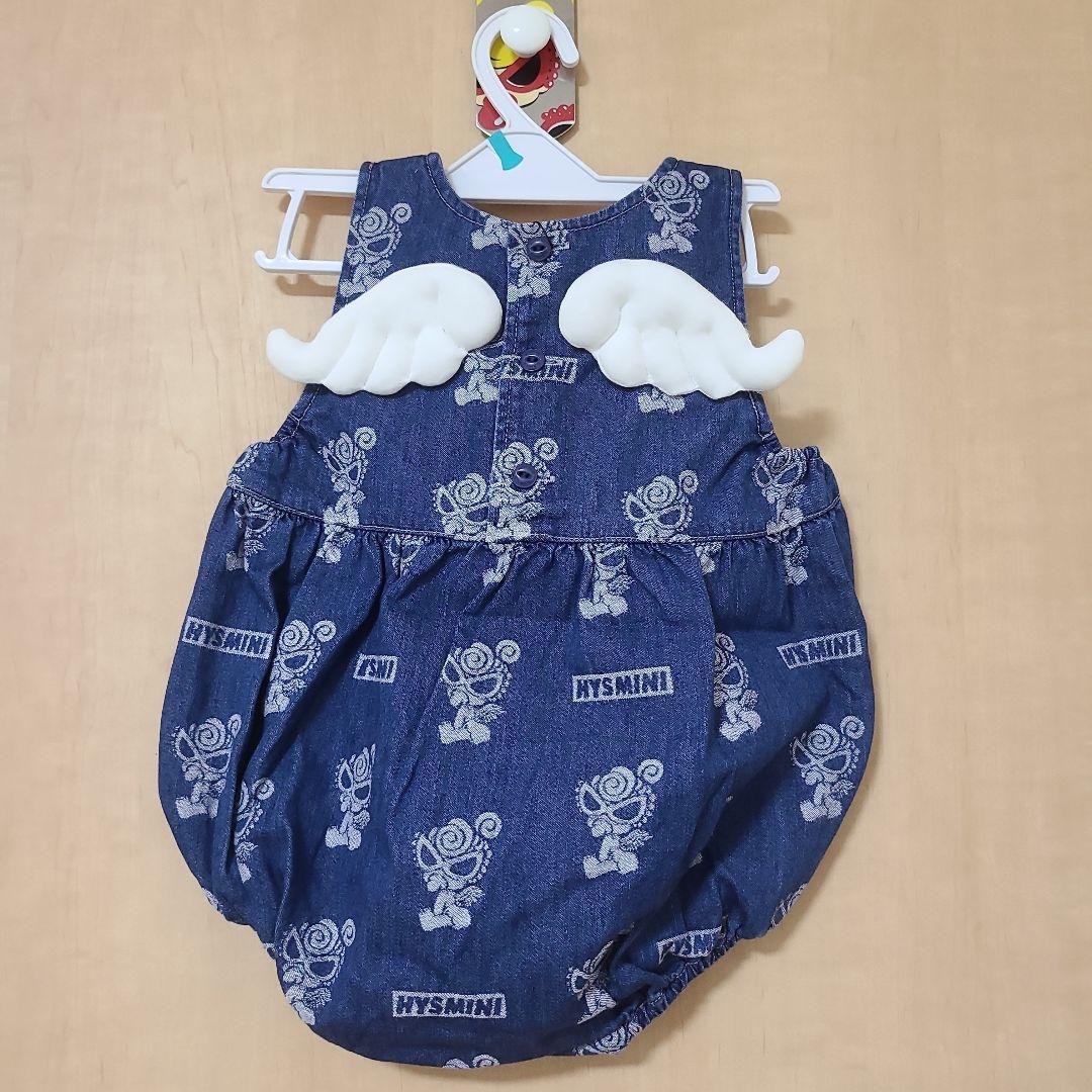 新品/ヒステリックミニANGEL MINI★ 羽付ロンパースフリー(70～80)