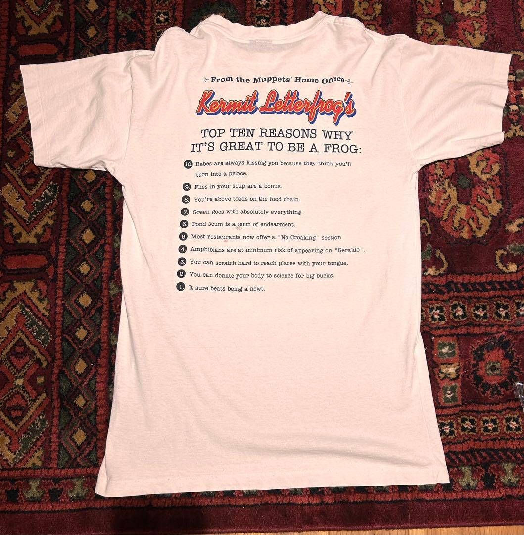 デルタ　90s/TOO LATE/Kermit/カーミット/Tシャツ/L