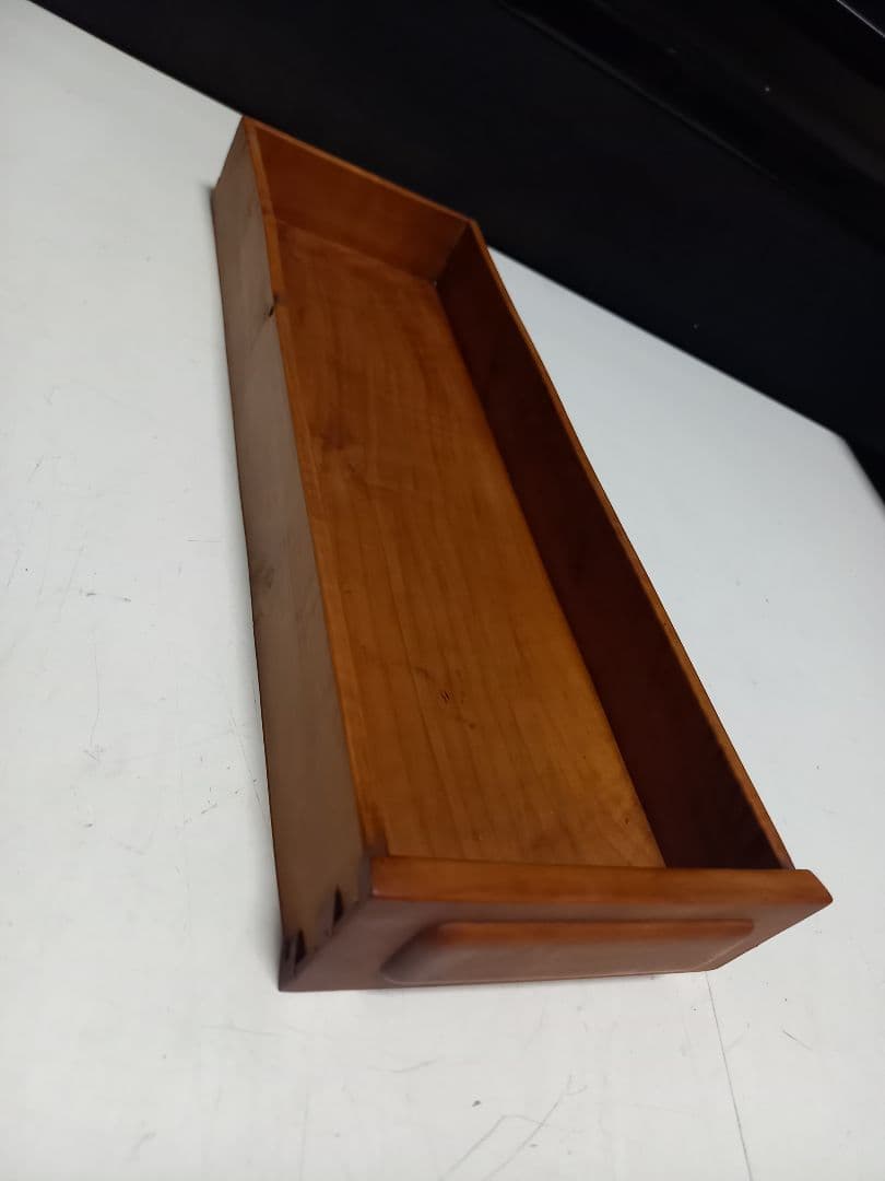 希少　明治期　指物細工　黒檀　良杢　隠し箱　からくり　飾り棚