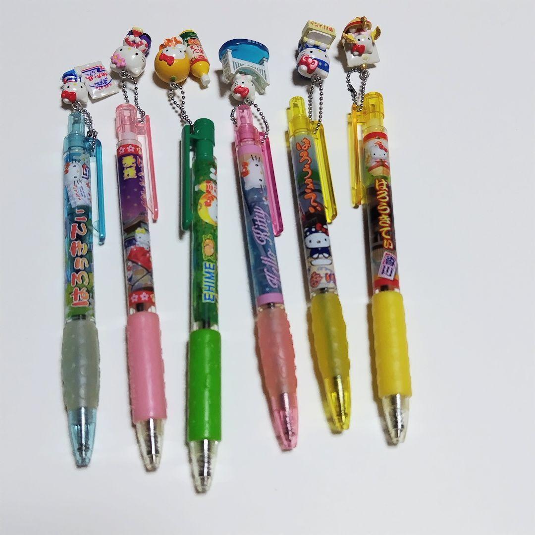 ハローキティ　ご当地　ボールペン　45本＆ストラップ3個