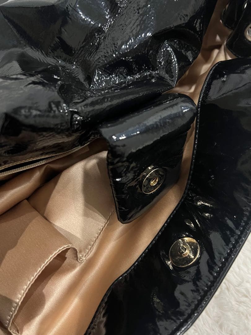 【美品】CHANEL シャネル　ブラック ハンドバッグ