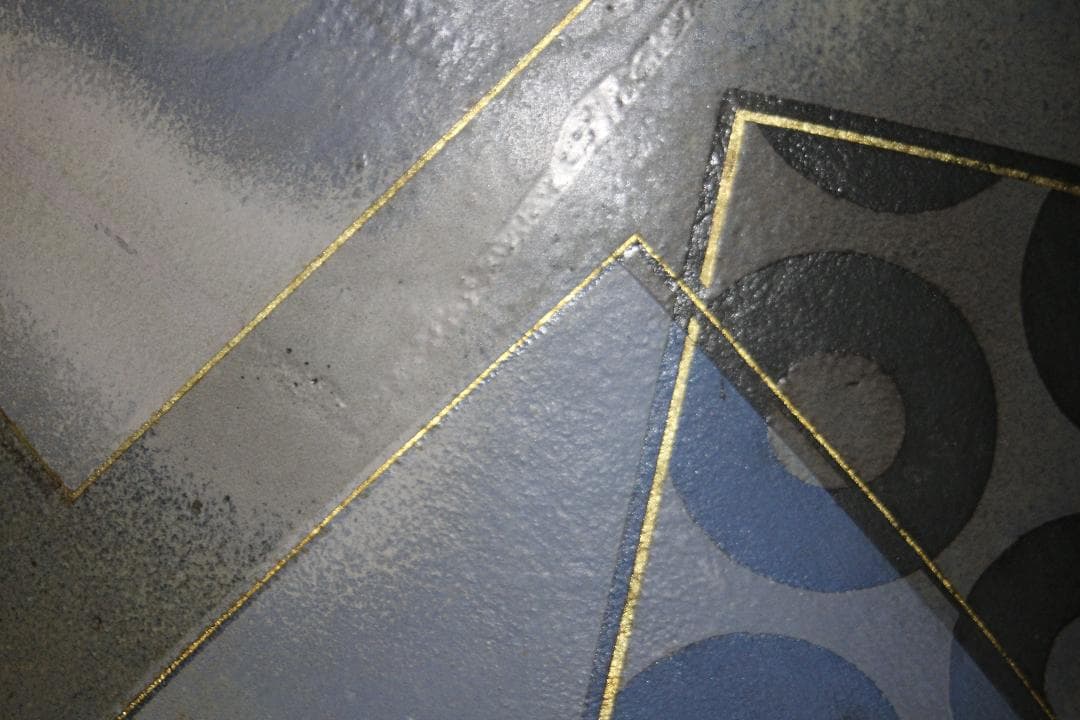 【龍風】美術品　土肥心之典作　陶器　置物　共箱付（本物保証）