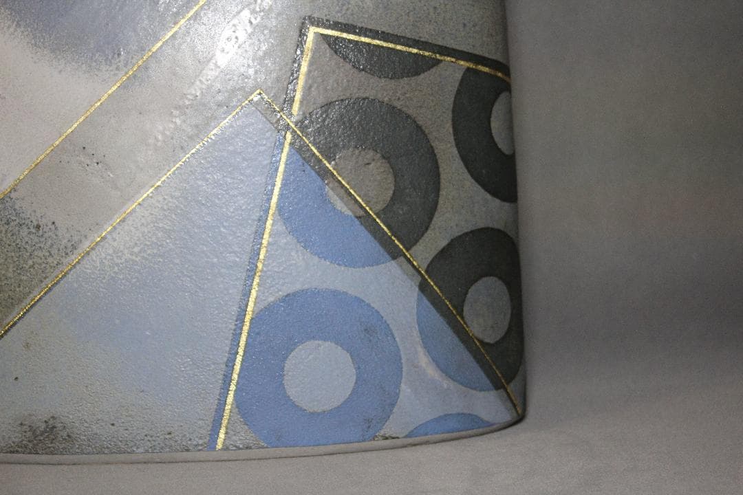 【龍風】美術品　土肥心之典作　陶器　置物　共箱付（本物保証）