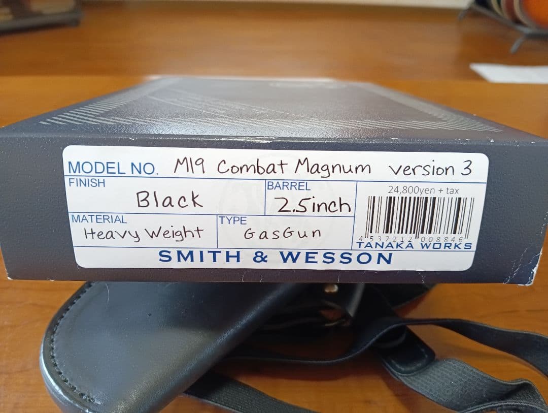 タナカ　S＆W M19 2.5インチ　コンバットマグナム　イーストAホルスター