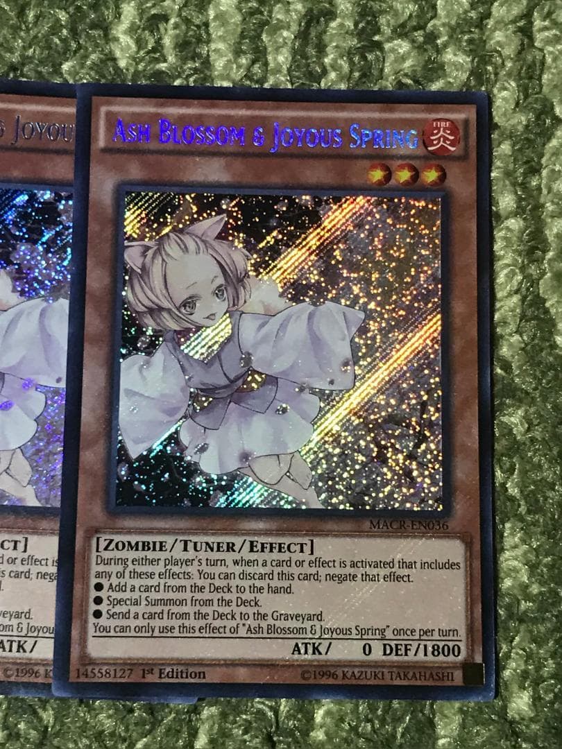 遊戯王　灰流うらら 　英語版　MACR-EN036　3枚セット