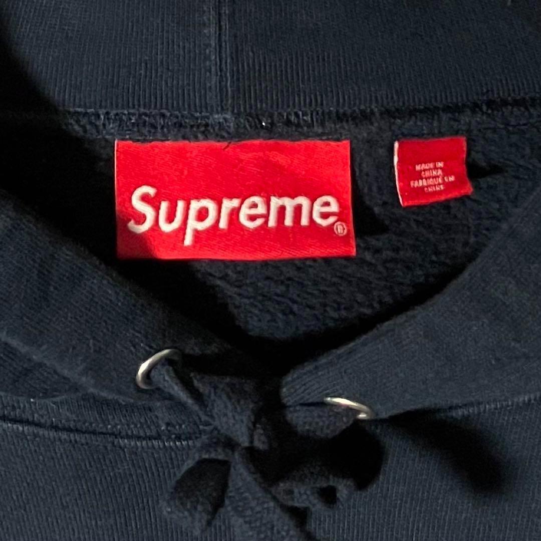 【即完売 】シュプリーム☆パッチアーチロゴスウェットパーカー希少XLネイビー