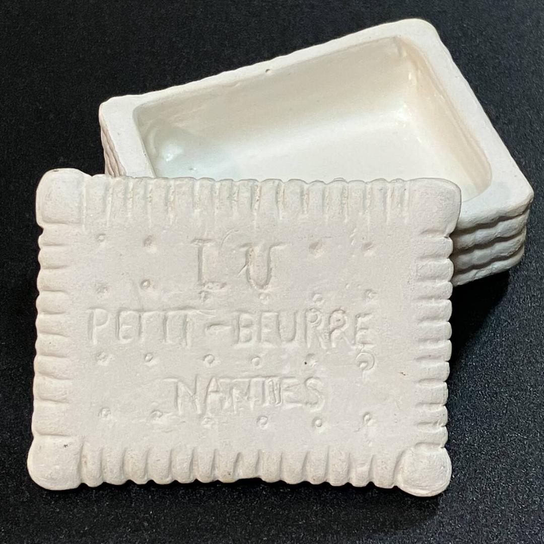 LU ビスケット　陶器　小物入れ　非売品　Lefevre Utile　フランス