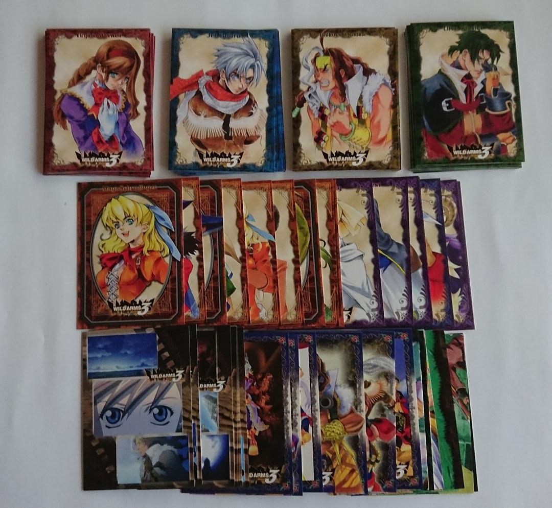 ワイルドアームズ3 トレーディングカード フルコンプ品 ＋ 設定・ファンブック