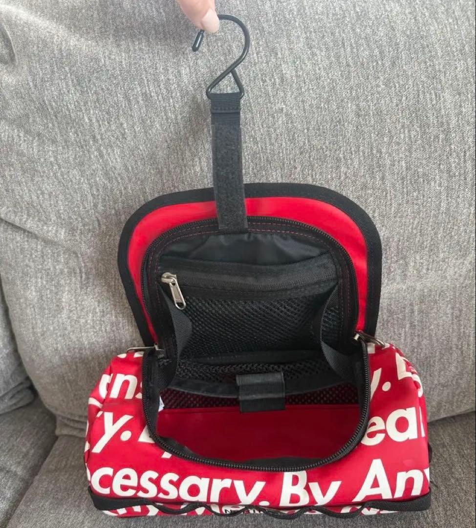 シュプリーム×ザノースフェイス　ポーチ　トラベルキャニスター