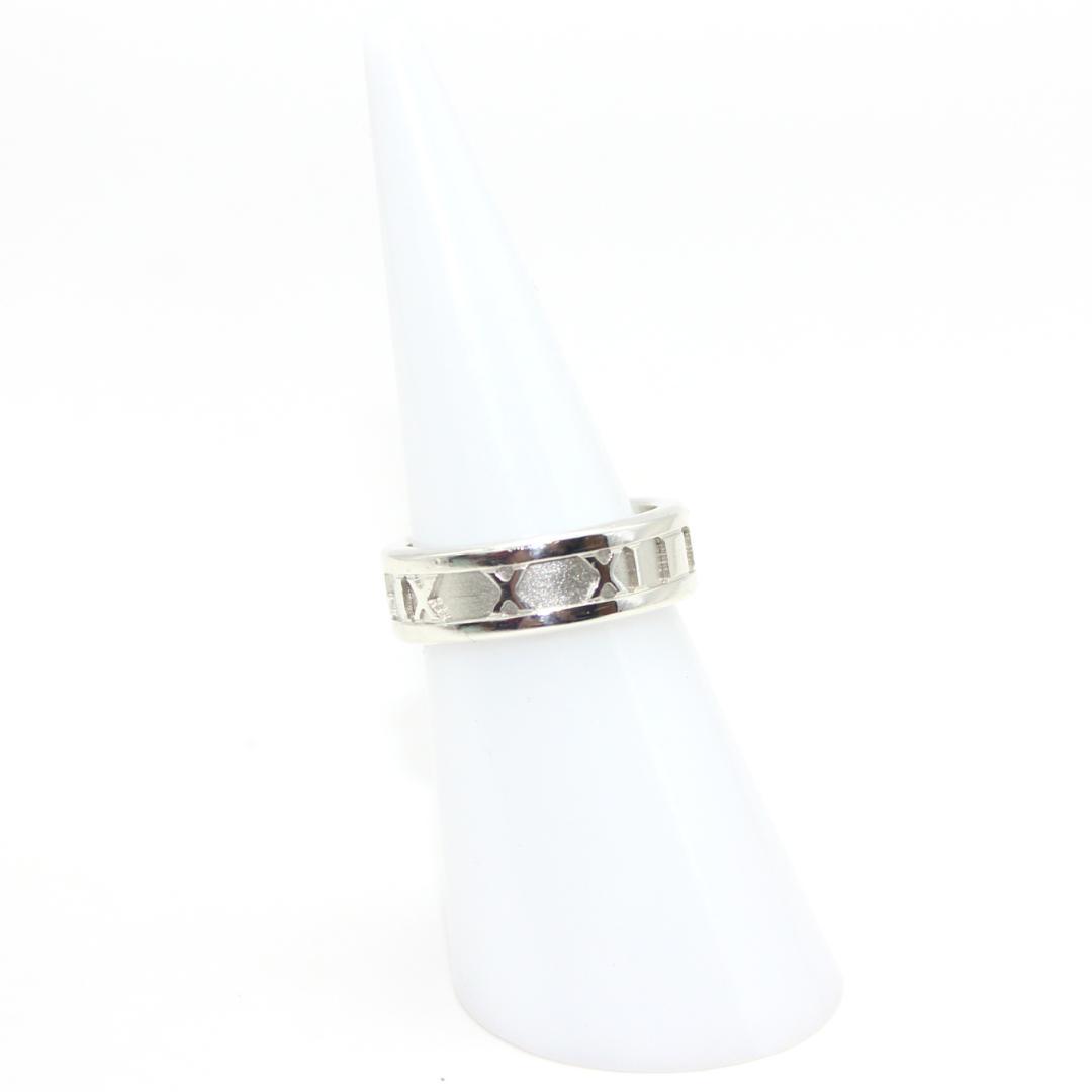 美品 Tiffany&Co. ティファニー アトラス シルバー リング指輪10号