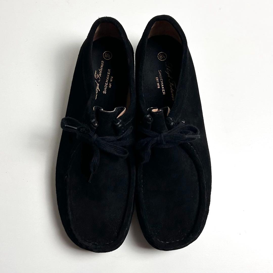 【極美品】Lloyd Footwear/ロイド/ブラックスエードモカシンシューズ