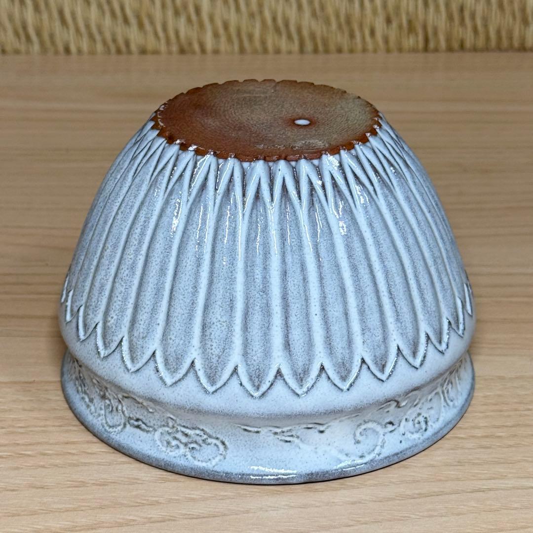 萩焼 十三代 坂田 泥華 菊 建水 山口県指定無形文化財 茶道具 共箱 栞