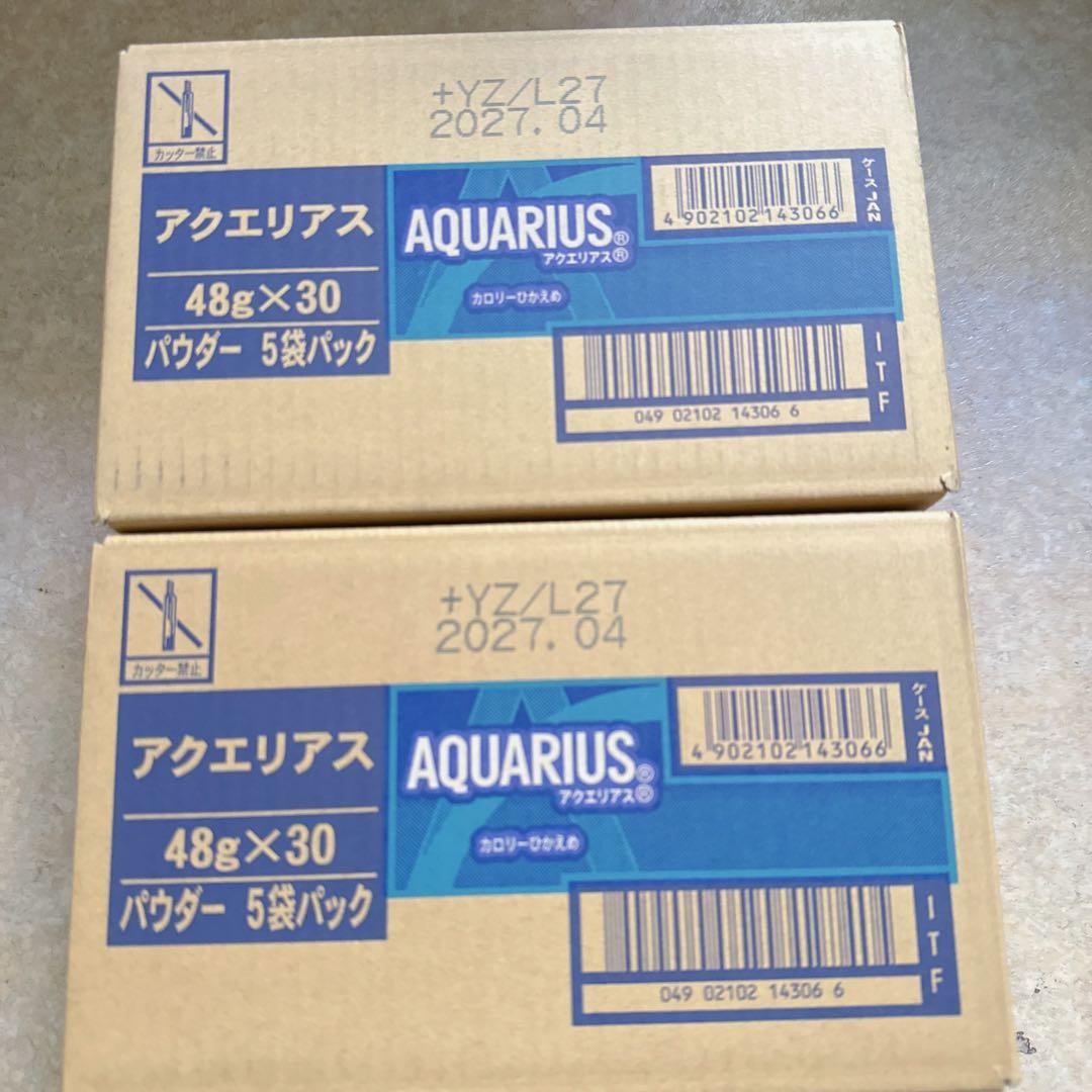 コカ・コーラ アクエリアスパウダー48g ×30袋（4箱)