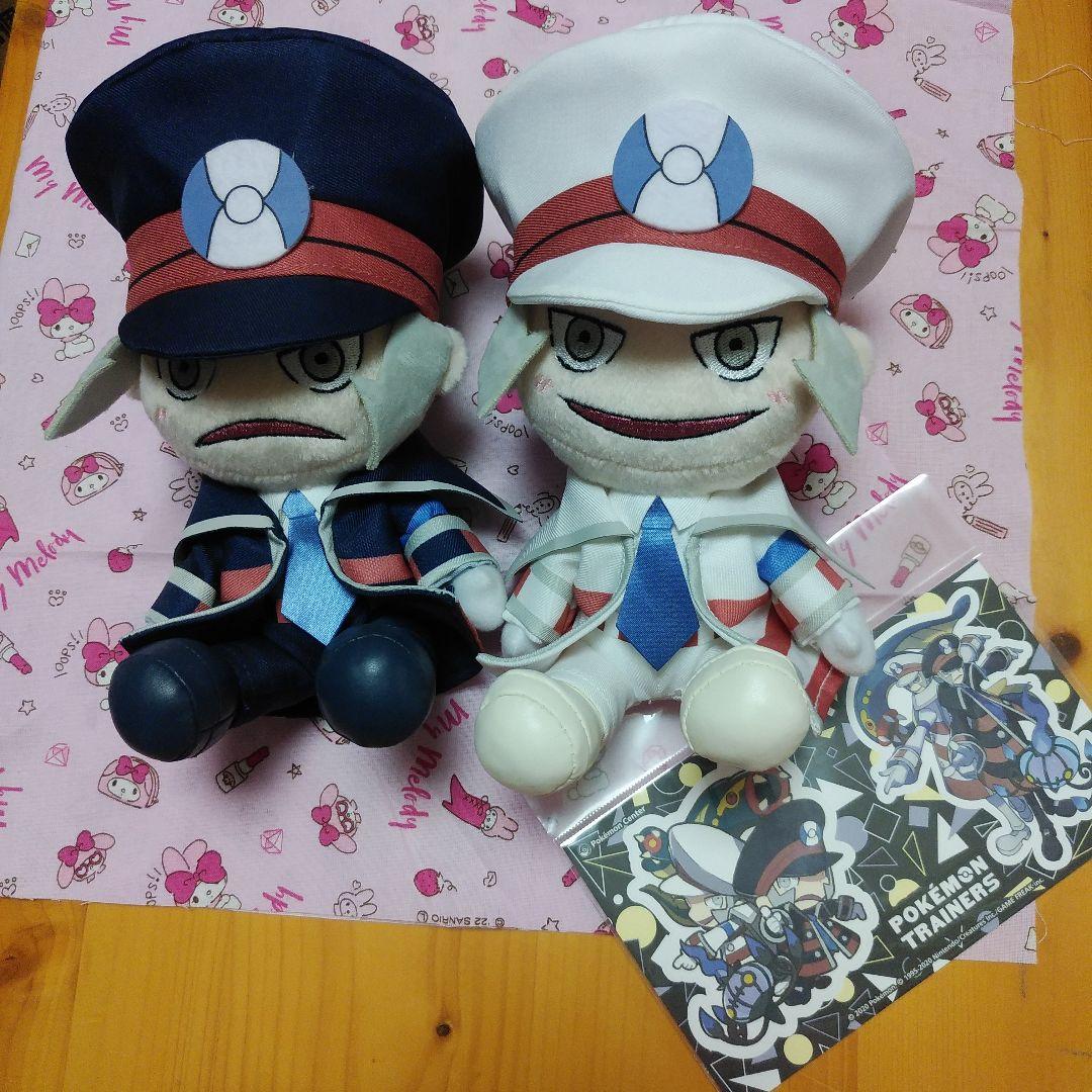 ステッカー付き サブウェイマスター ノボリ クダリ ぬいぐるみ