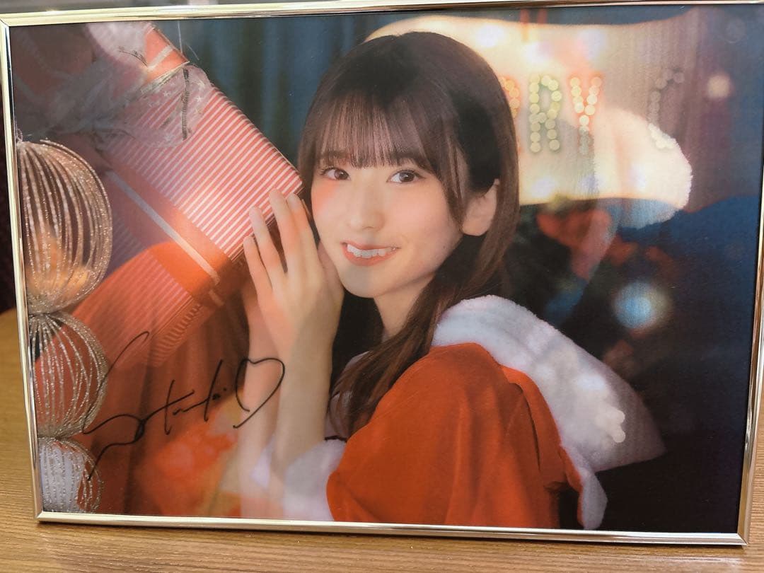 乃木坂46 菅原咲月　乃木フェス　直筆サイン入りレンチキュラー&直筆サインプリカ