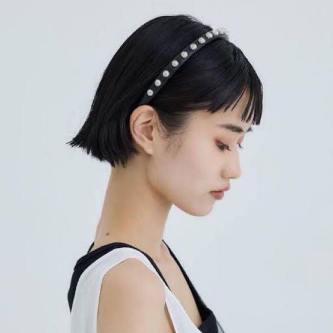 TOGA TOO Leather headband 3 トーガ カチューシャ