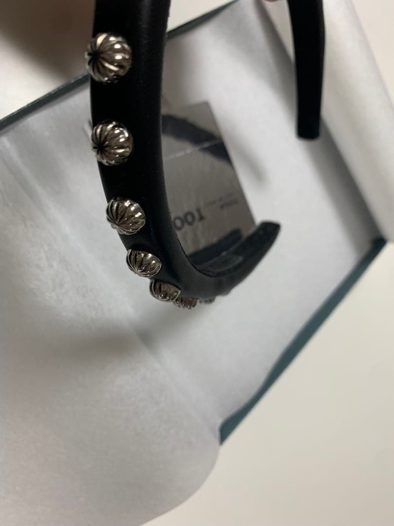 TOGA TOO Leather headband 3 トーガ カチューシャ