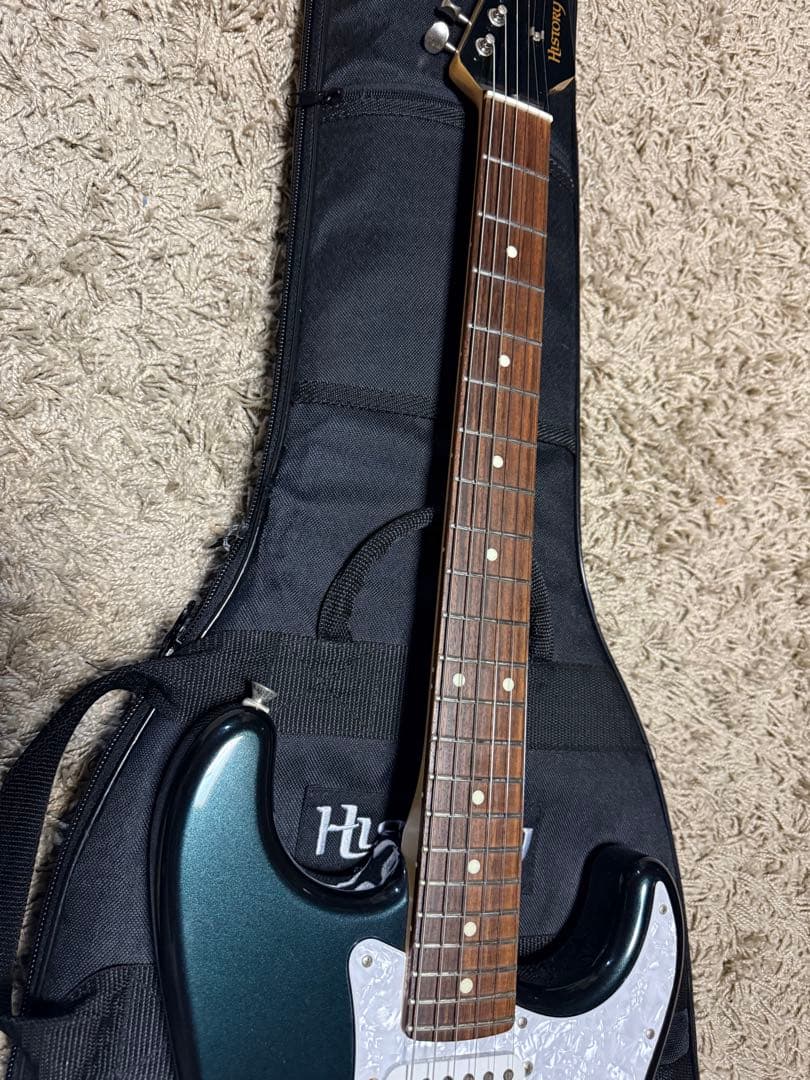 History エレキギター ダークグリーン