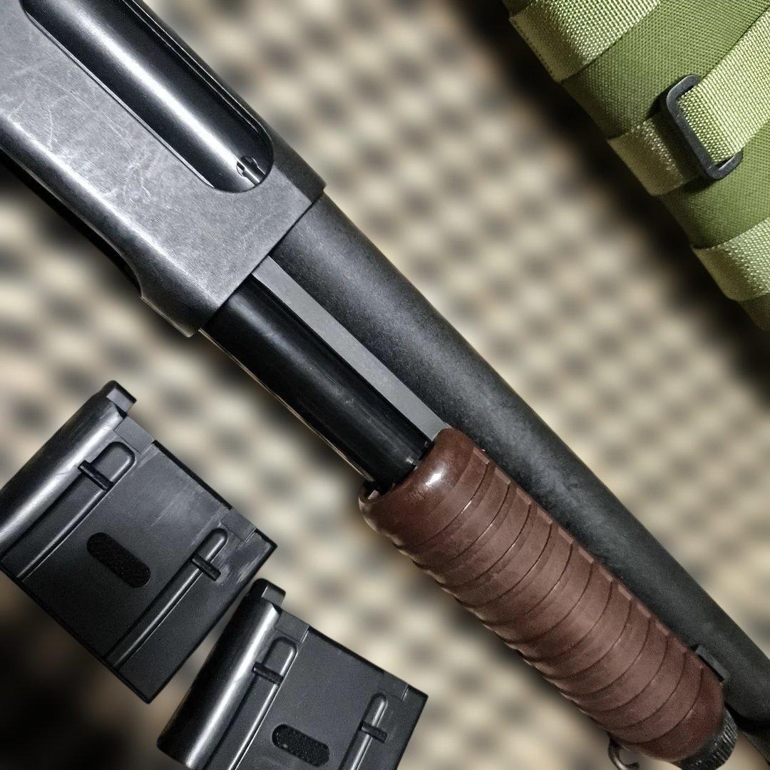 1 マルゼン製　CA870　エアーコッキングショットガン　サイレンサーホルスター