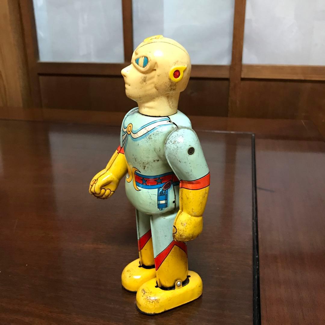 ブルマァク　月光仮面　当時物　ブリキ製　ゼンマイ歩行