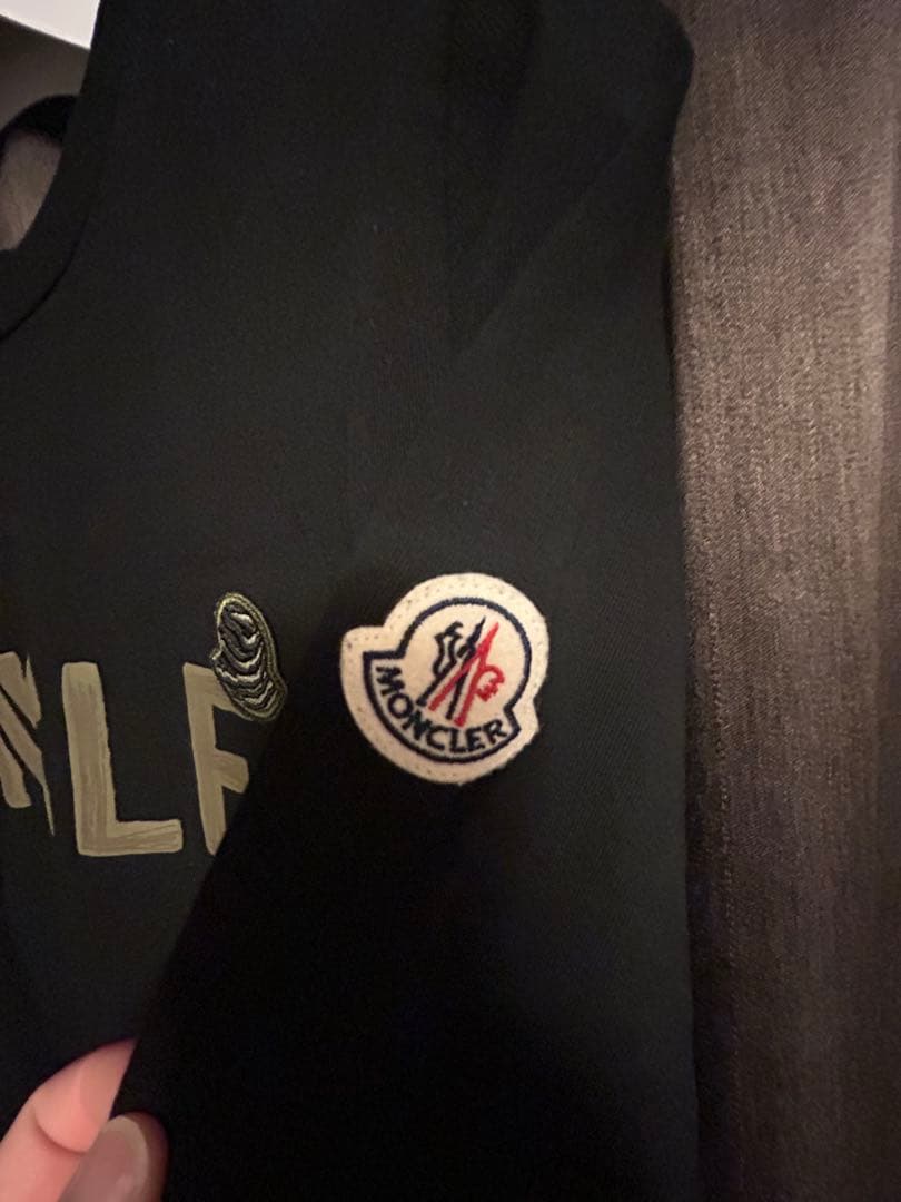 MONCLER ロゴTシャツ ブラック