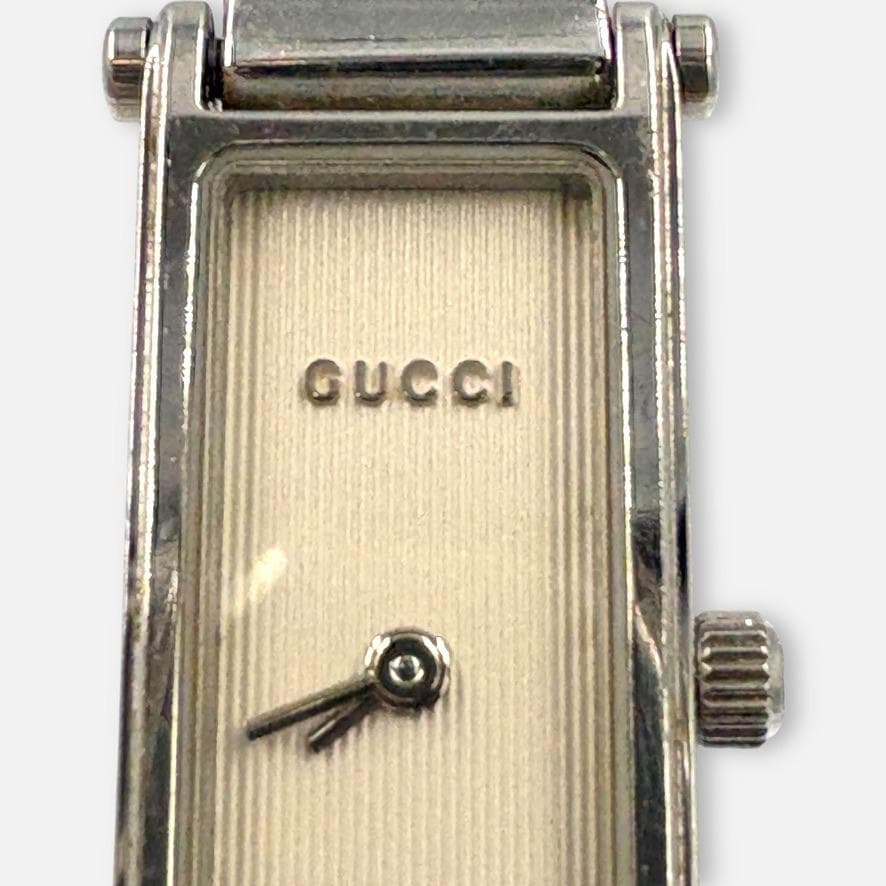 希少✨GUCCI 1500L シルバー バングルウォッチ 腕時計 レディース