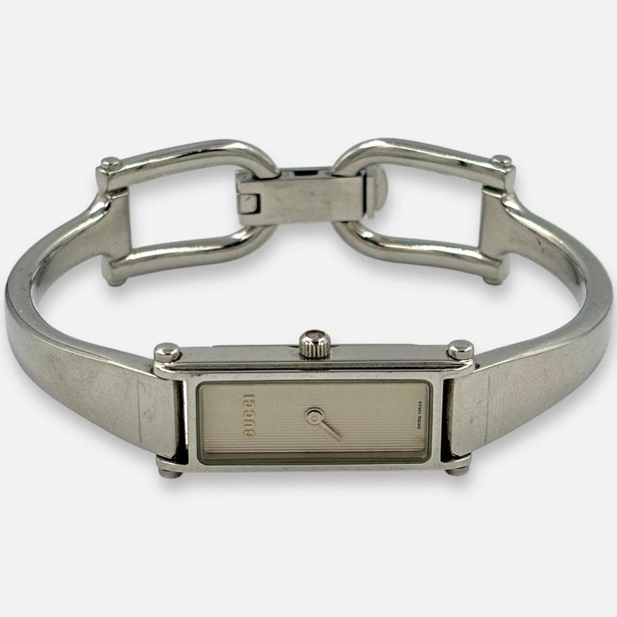 希少✨GUCCI 1500L シルバー バングルウォッチ 腕時計 レディース