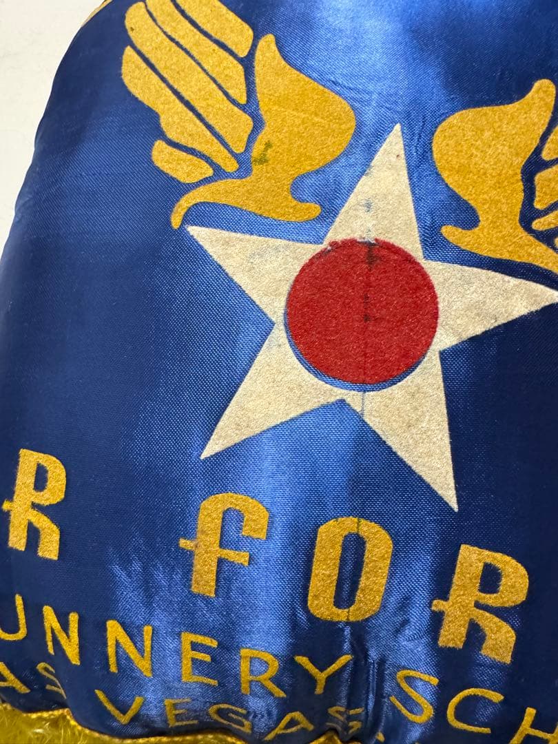 40年代 U.S ARMY AIR FORCES 陸軍航空軍銃手学校 クッション