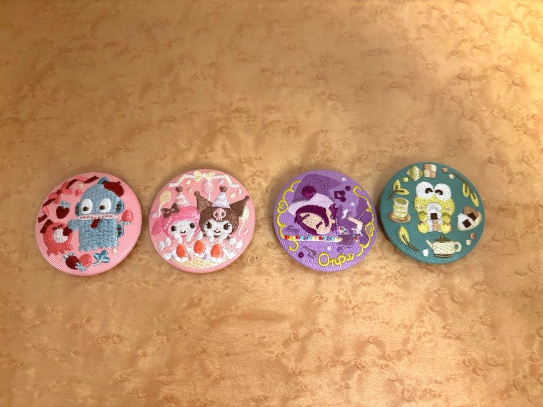 サンリオ　おジャ魔女ドレミ　バッチ　刺繍