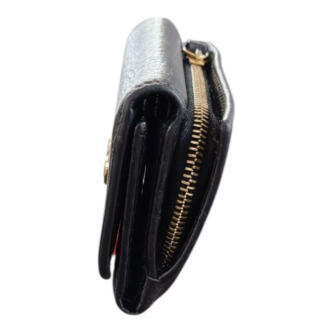 グッチ GUCCI GGマーモント コンパクトウォレットミニ　三つ折り財布レザー