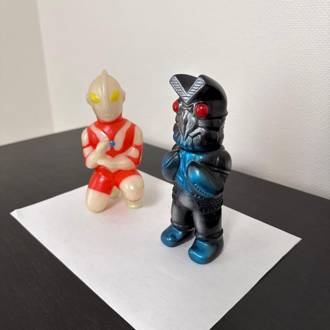 ゆ*ー様 U.S.TOYS ウルトラマン　バンタン星人　フィギュアセット