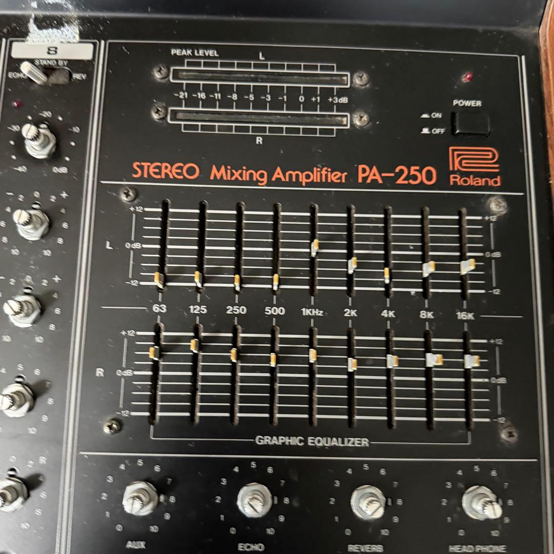 【希少】Roland mixing amplitier モデル:PA-250