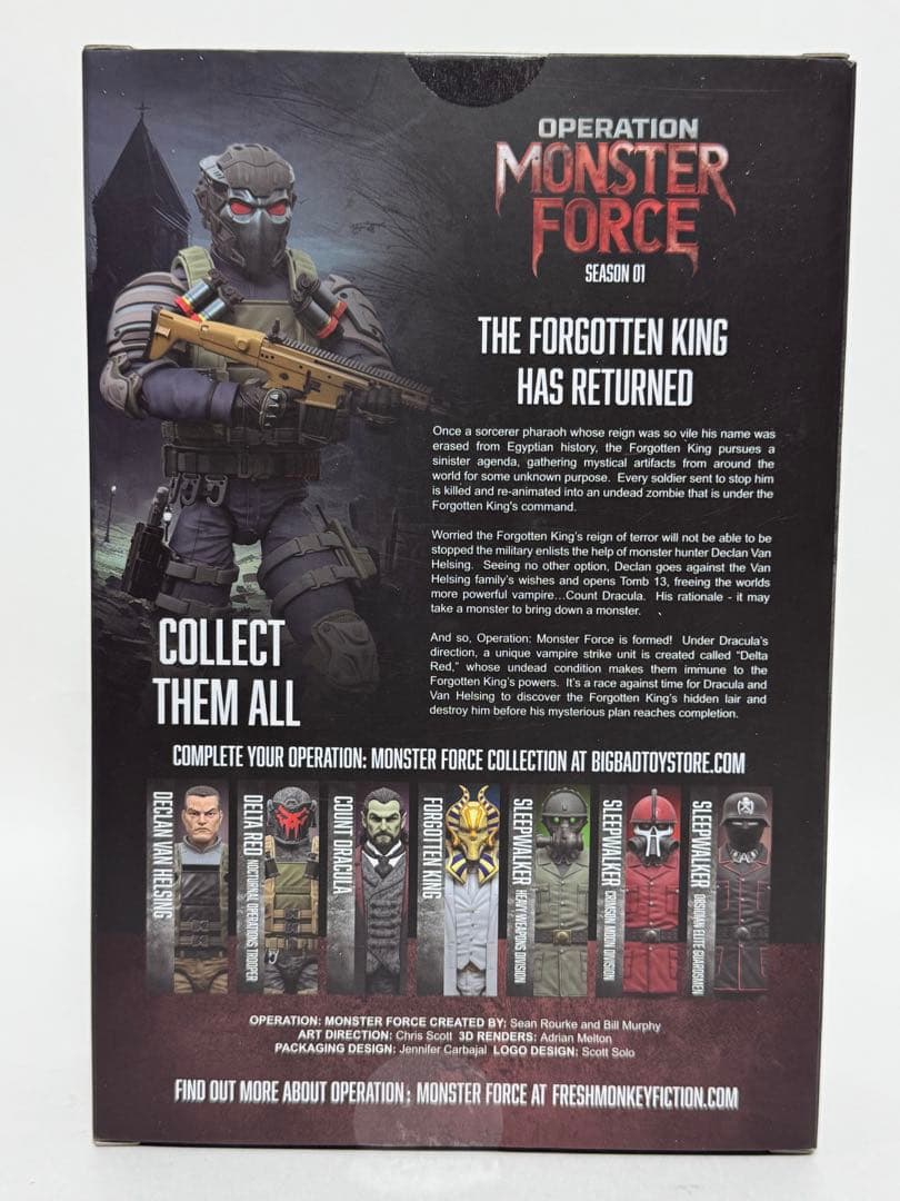 【新品】オペレーション モンスター フォース フィギュア デルタレッド アメトイ