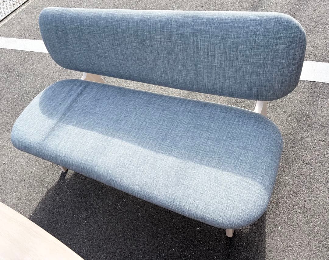 【引き取り限定】ニトリ リラックスワイド120 3点セット ホワイトウォッシュ