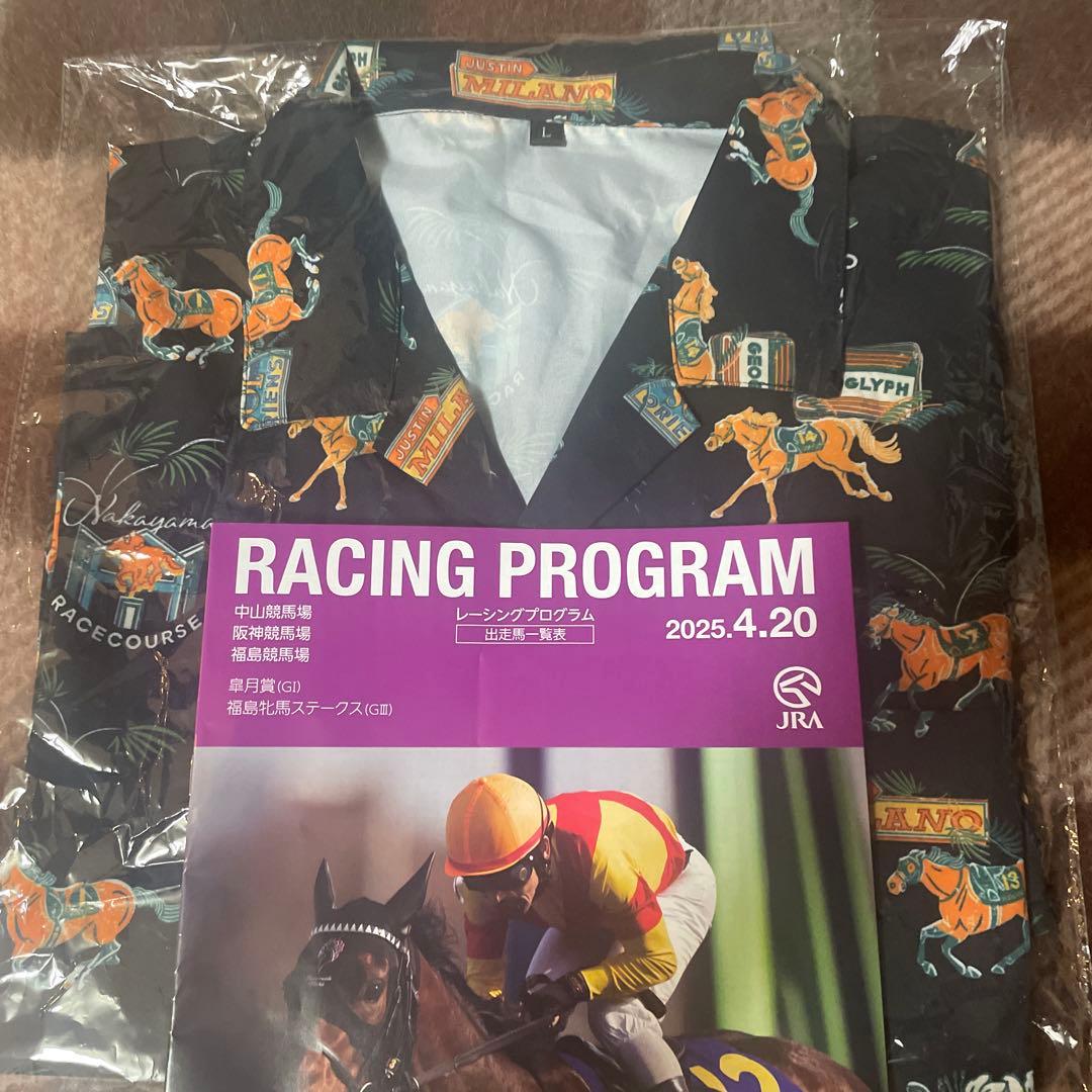 【2025.4.20 皐月賞】ウェルカムチャンス　アロハシャツ！限定☆中山競馬場