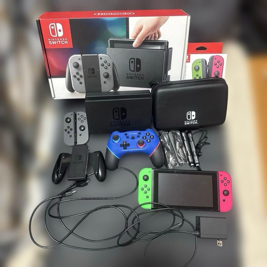 Nintendo Switch 本体 コントローラー ケース セット