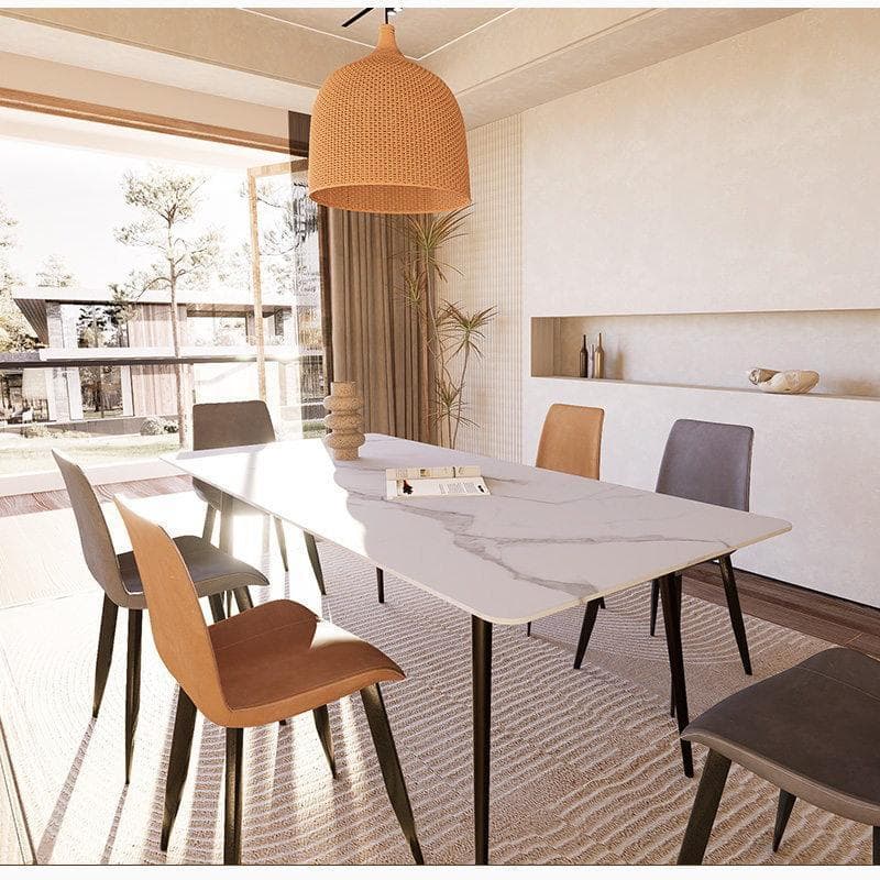 ゆりっこんす新品セラミックダイニングテーブル ホワイト160CM 高級感