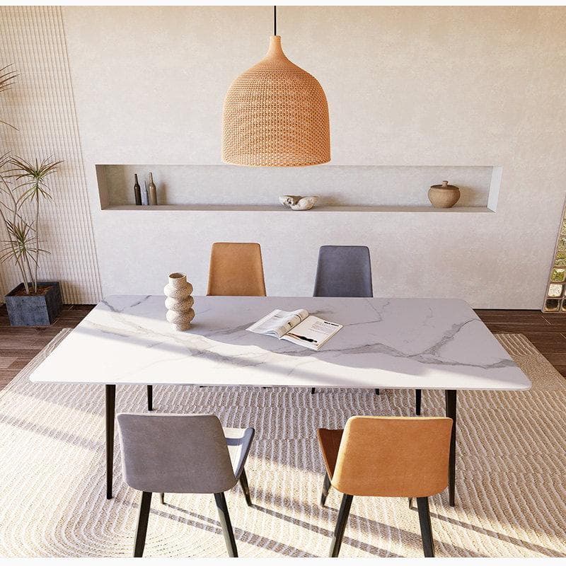 ゆりっこんす新品セラミックダイニングテーブル ホワイト160CM 高級感