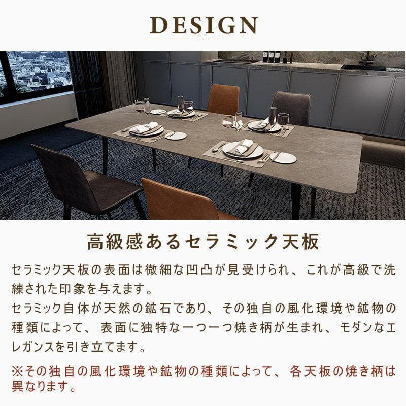ゆりっこんす新品セラミックダイニングテーブル ホワイト160CM 高級感