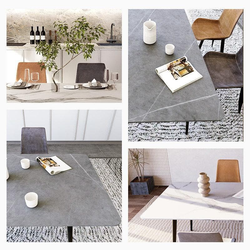 ゆりっこんす新品セラミックダイニングテーブル ホワイト160CM 高級感