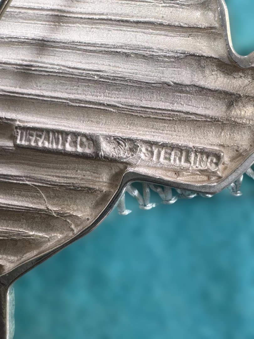 Tiffany & Co. ティファニー　サファイヤ入りテリア ブローチ