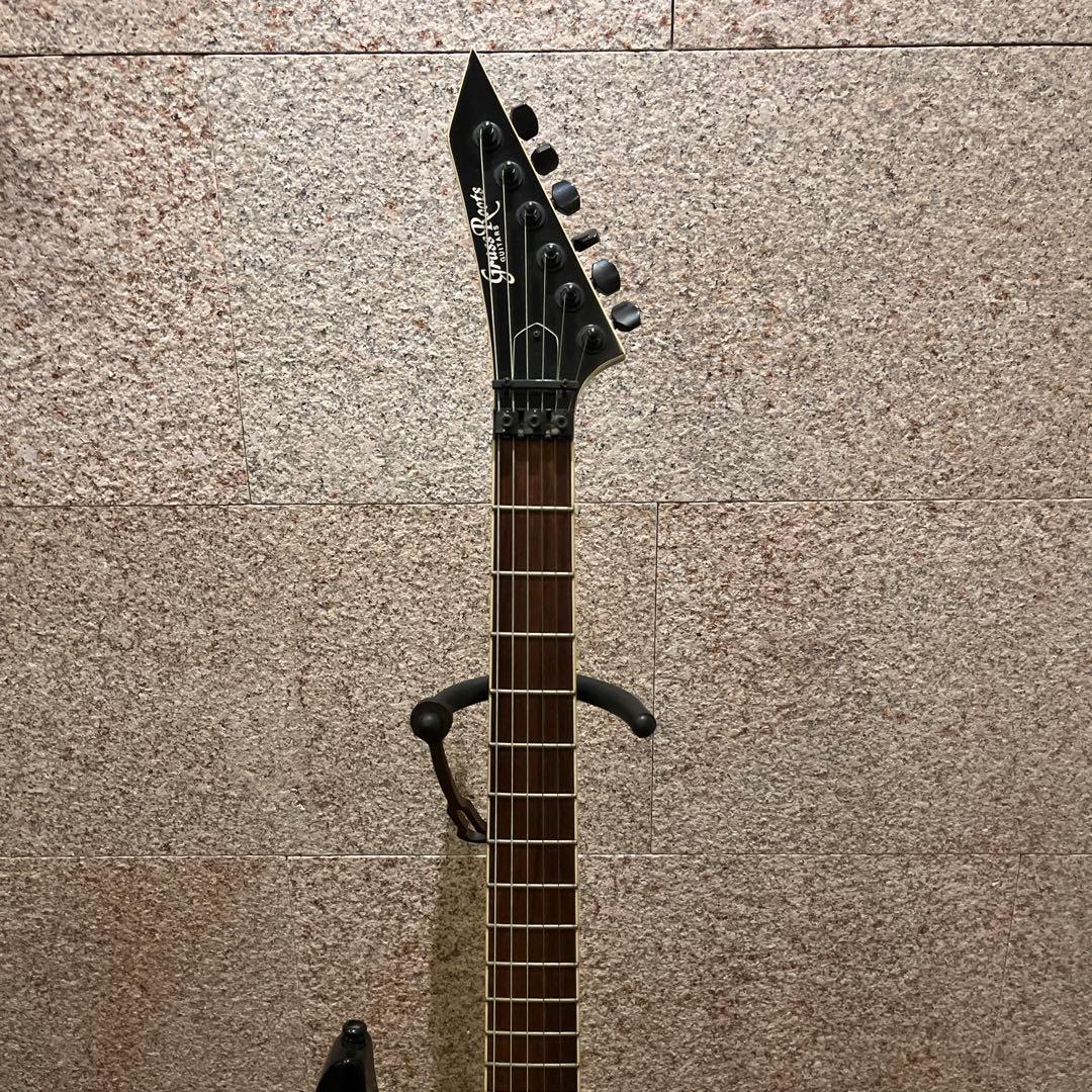 【グラスルーツ】ホライゾン（ストラトキャスター）　※弦、ギタースタンド付