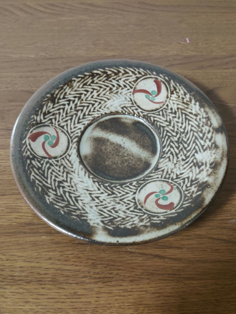 人間国宝　島岡達三　コーヒーカップ&ソーサー　珈琲碗