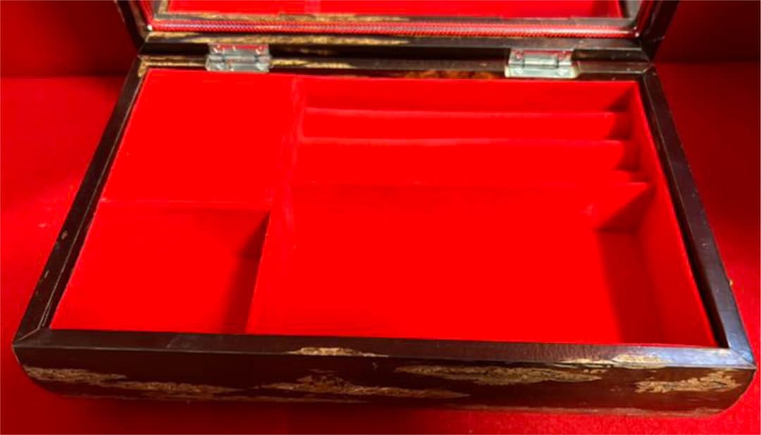 樺細工・オルゴール付・宝石箱・1点物