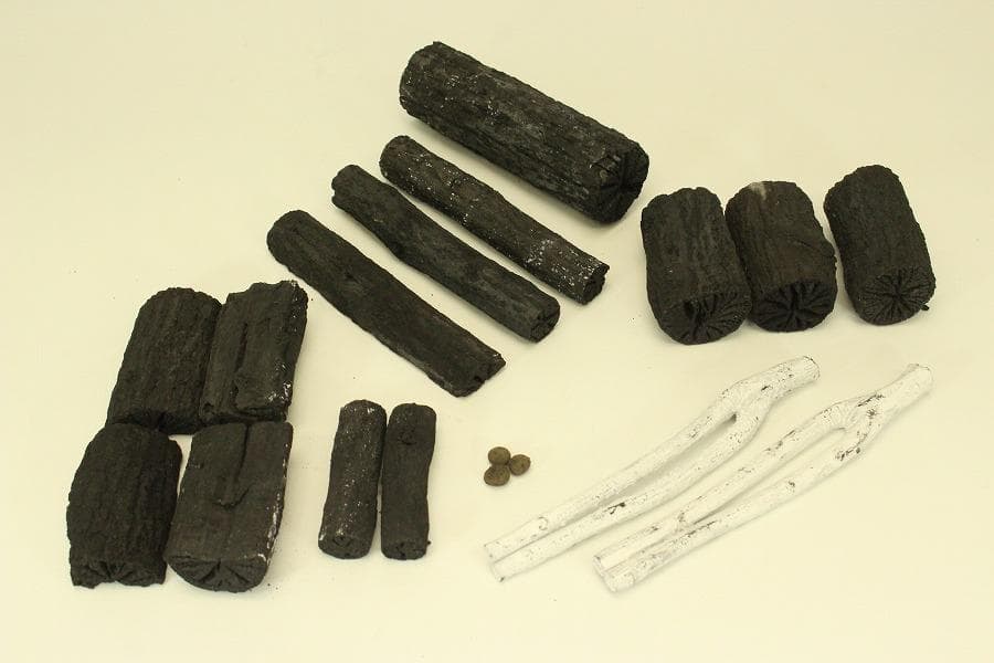 茶道具 竹網 時代 炭斗 炭 火箸 香合 釜環 揃い まとめて(A703)