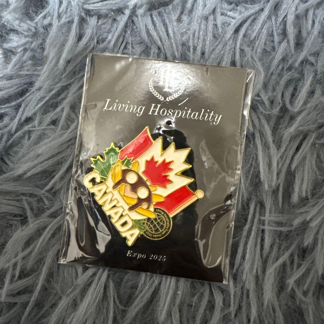 関西万博 EXPO2025 スイス カナダ　ピンバッジ 非売品　アフター万博