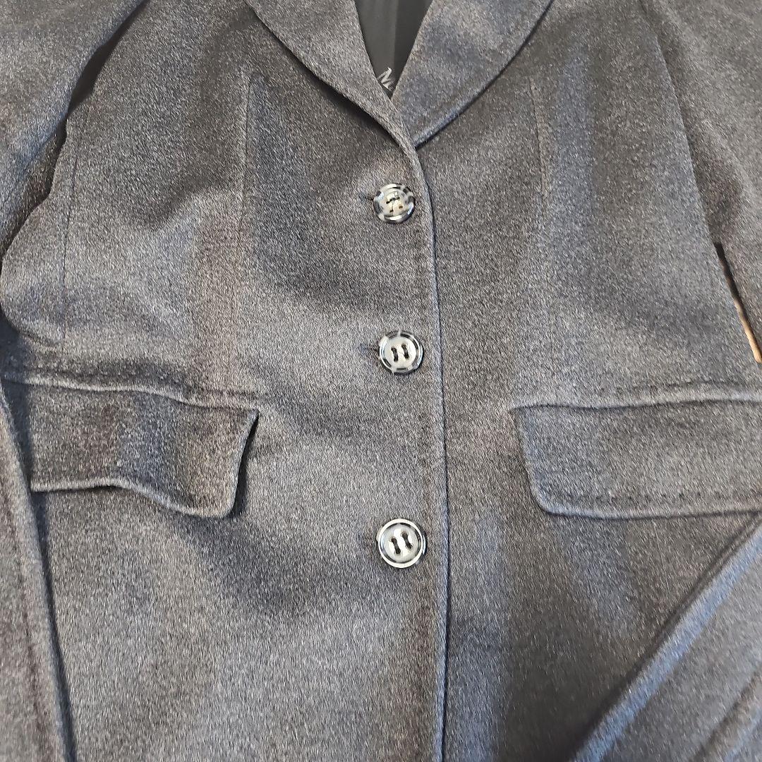 マックスマーラ　Max Mara　白タグ　チェスターコート　サイズ36 グレー